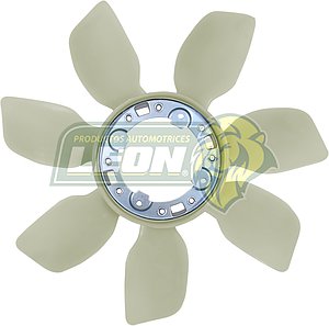 VENTILADOR PLASTICO TOYOTA T100 SR5 95-98, LAND CRUISER 93-03 V6 3.4L, DLX T10 Ø: 47 cm HO790