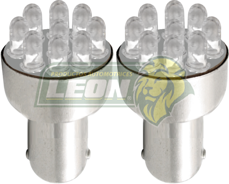 JUEGO DE FOCOS DE 9 LEDS 12V 32/4W "PURPURA"