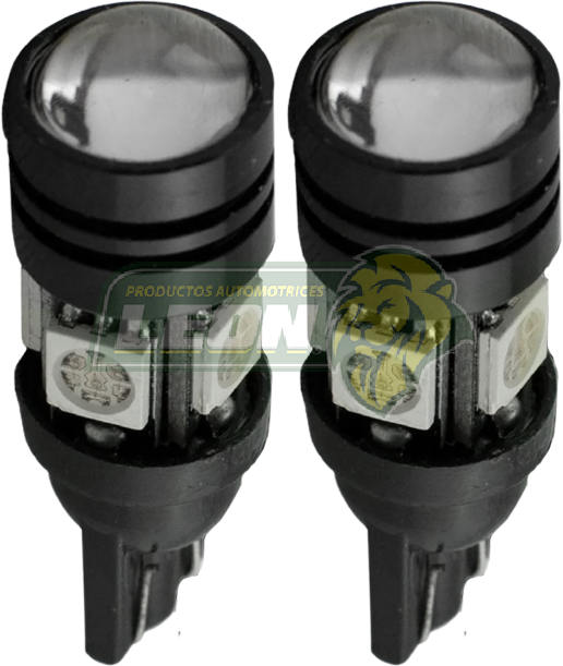 FOCO PELLIZCO 12V HIPER LEDS COB AZUL 1.55W (JGO. c/2 pz.) TUNIX