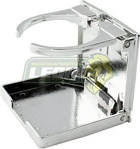 PORTA VASO AJUSTABLE CROMADO T/CARTERA