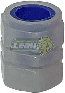 TAPON P/VALVULA DE LLANTA PLASTICO FLUORESCENTE AZUL (PRECIO X 100 pzas.)