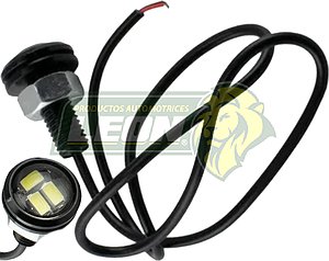 TORNILLO P/SUJETAR PLACAS CON 3 LEDS NEGRO DE 0.4 W. C/U (JGO. c/2 pz.)