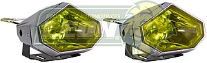 FAROS ALUMINIO DIAMANTE 85/55W (AZUL, AMARILLO) (JGO. c/2 pz.)