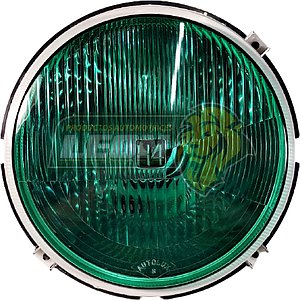 FARO T1 T2 T2A S/FOCO (POLICARBONATO) VERDE X PIEZA