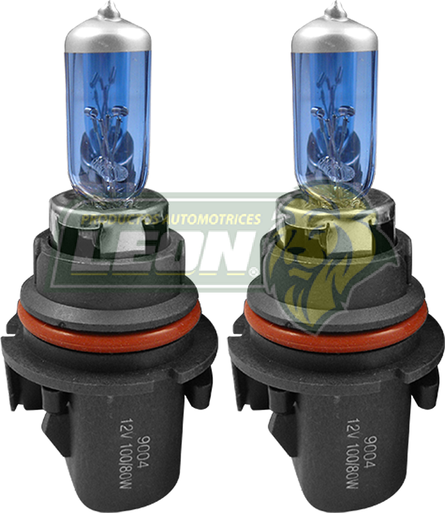FOCO TIPO XENON 9004 12V 100/80W AZUL (EMPAQUE JGO. c/2 pz.) (FO-9004TX) TUNIX