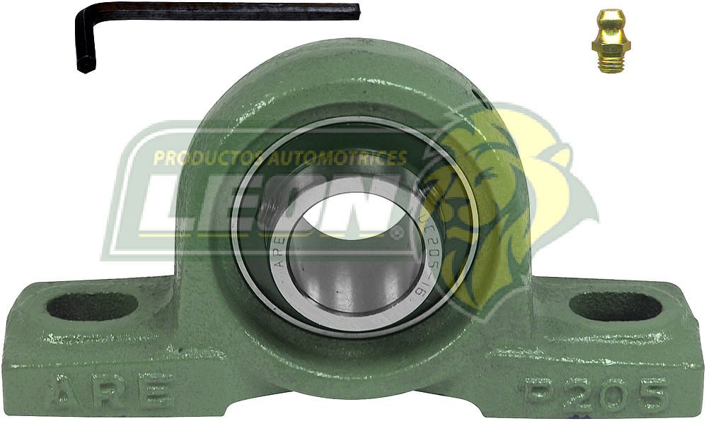 CHUMACERA DE PISO 2-1/4" CON BASE NORMAL 