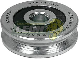 BALERO AGRICOLA PARA GUIA DE CABLE, RANURA EN V (832287M91, 80012492) 6x28x9 mm