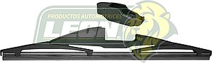 LIMPIADOR HELLA 11" UNIVERSAL INDIVIDUAL TRASERA (9XW398114011T) (LE QUEDA A MUCHOS AUTOS Y CAMIONETAS MUY COMERCIALES)