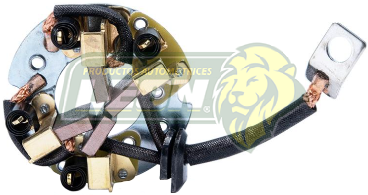 PORTACARBON MARCHA DELCO G.M. SILVERADO, SUBURBAN, EXPRESS 6, 8C. BLAZER, ASTRO DELCO 12V PMGR (PG260F2, 10493851, 69-118) 70 mm (C/4 CARBONES (-) 68-146, (+) 68-147)