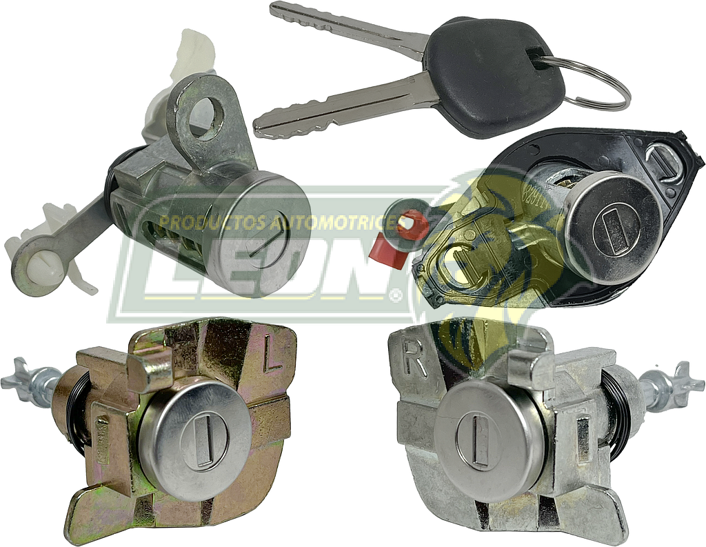 CHAPAS PARA TOYOTA HIACE 05-10 (46171509) (JGO. c/4 CHAPAS Y 2 LLAVES) 