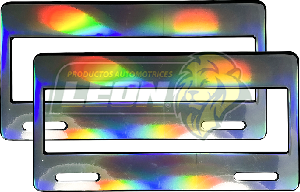 PORTAPLACAS NEGRAS NUMERICO 7 cm. SOLO SE VEN LOS # Y LETRAS WRAP TORNASOL (JGO c/2 pz.)