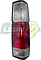 CALAVERA NISSAN PICK-UP LARGA 40.5 cm TRANSP./ROJA/TRANSP. (LADO R)