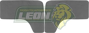 TAPAS P/PUERTAS LATERALES VW COMBI VINIL GRIS (JGO. 2 pz.)