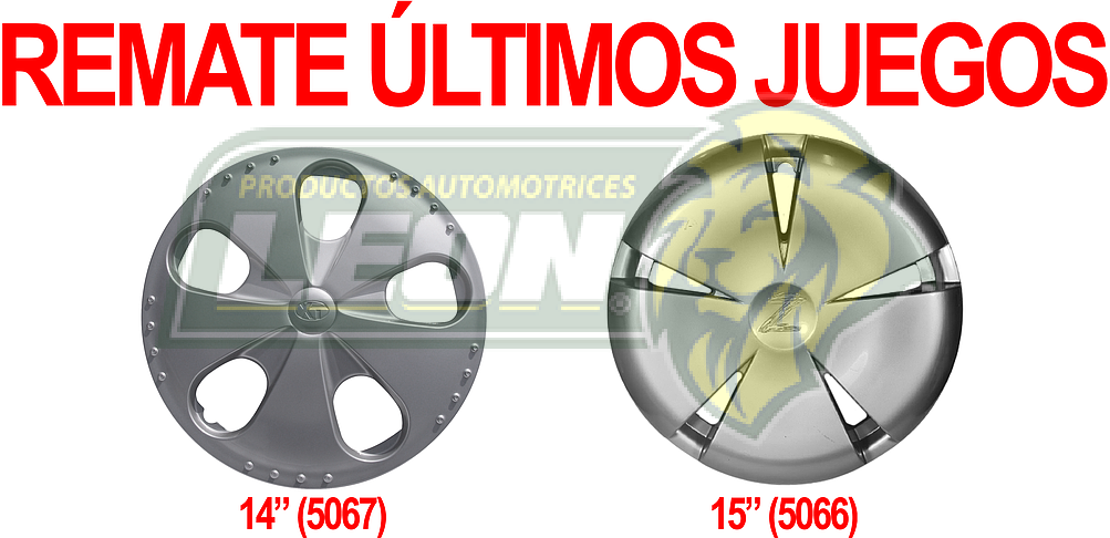TAPON DE RIN 13”,14”,15” Y 16” CROMADO ÚNICOS MODELOS (4074, 5026, 5066, 5066) (JGO. c/4 pz.)