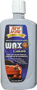 CERA DE COLOR GRIS CLARO, CUBRE RAYONES SUPERFICIALES 500 ml. NEW SHINE