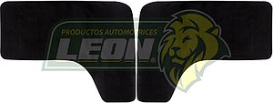 TAPAS P/PUERTAS LATERALES VW COMBI T/O NEGRA (JGO. 2 pz.)