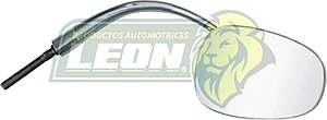 ESPEJO LATERAL (R) VW SEDAN M.1500 50-67 CROMADO “CONCHA OVALADA” BRAZO LARGO C/PERNO (PRECIO X pza.)