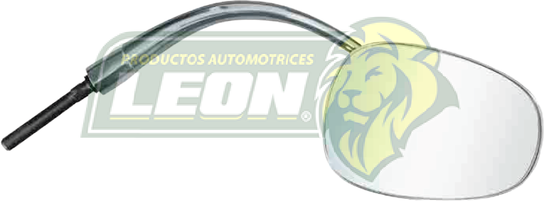 ESPEJO LATERAL (R) VW SEDAN M.1500 50-67 CROMADO “CONCHA OVALADA” BRAZO LARGO C/PERNO (PRECIO X pza.)