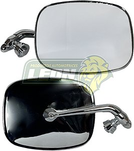ESPEJO VW COMBI (R) BRAZO METALICO Y CONCHA DE ZAMAK ABATIBLE ORIGINAL 73-88 CROMADO