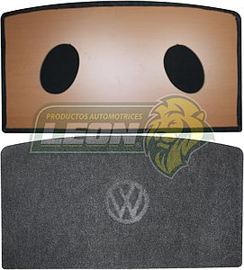 TAPA TRASERA P/BOCINAS VW GOLF A4 ALFOMBRA GRIS