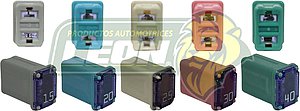FUSIBLE TIPO MUELA NORMAL 15, 20, 25, 30, 40 amp. (ESPECIFICAR AMPERAJE)