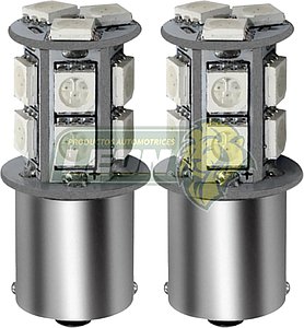 FOCO HIPERLED 1176 13 LEDS C/ESTROBO AZUL (JGO. c/2 pz.)