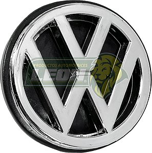 EMBLEMA CROMADO VW GOLF, JETTA A2 REDONDO Ø: 7.5 cm