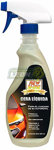 CERA LIQUIDA C/ATOMIZADOR  NEW SHINE 600 ml.