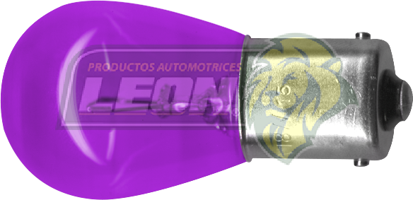 FOCO 1141 12V 21CP 1 POLO BOMBILLA GRANDE PURPURA  (BA15S)