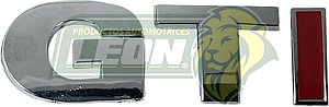 EMBLEMA GTI COLORES VW POINTER, DERBY 2.5x7.8 cm