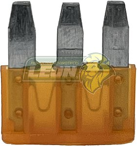FUSIBLE CLAVIJA MICRO 5 AMP 3 TERMINALES ANARANJADO