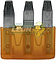 FUSIBLE CLAVIJA MICRO 5 AMP 3 TERMINALES ANARANJADO