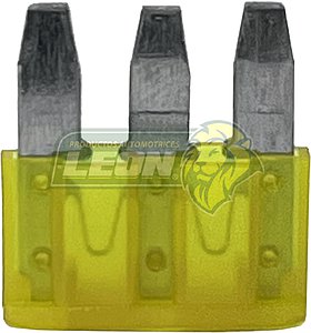 FUSIBLE CLAVIJA MICRO 20 AMP 3 TERMINALES AMARILLO