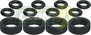 LIGAS INYECTORES VW SEDAN 1600 F.I., COMBI 1800, GOLF Y JETTA A3, DERBY 95-04 (KIT c/12 pzas.)