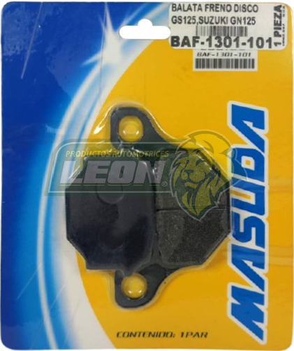 BALATA FRENO DISCO GS125, SUZUKI (GN125)