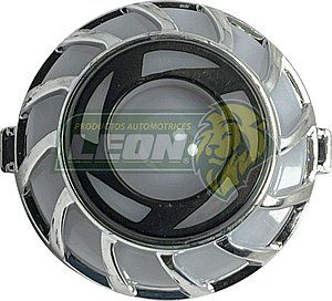 FOCO LED OJO DE ANGEL P/CALAVERA, BASE BAY15D (1157) DOBLE FUNCION, 12V 47.5x51mm