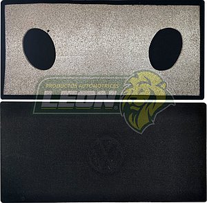 TAPA TRASERA P/BOCINAS VW CARIBE ALFOBRA NEGRA