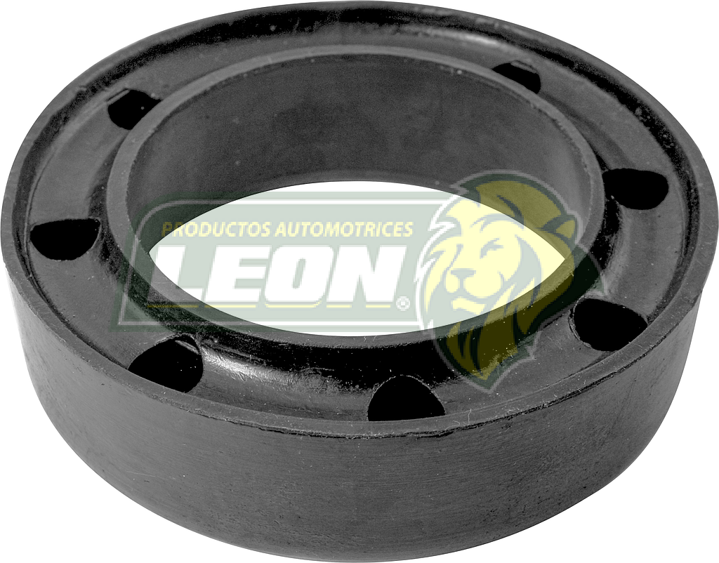 AUMENTO DE RESORTE P/AMORTIGUADOR UNIVERSAL CERRADO 1” 1/2 DE ALTURA (7 HOYOS) HULE NEGRO