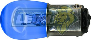 FOCO AUTOMOTRIZ MINIATURA 2V 2 POLOS P/PAREJAS 1 FILAMENTO BOMBILLA  AZUL (2006500)