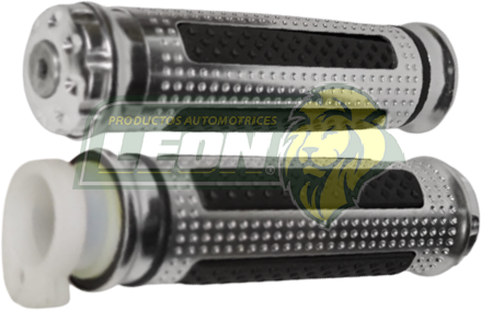 PUÑOS MSD-286 PLATA C/ NEGRO