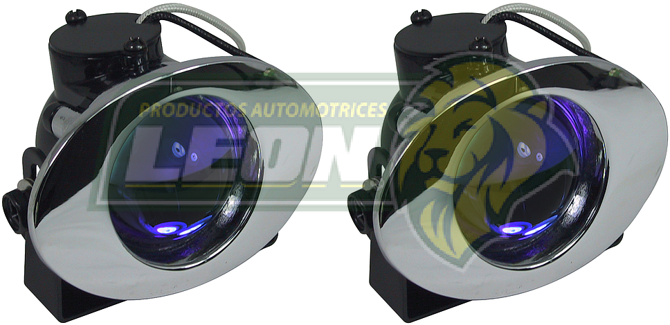 FARO NIEBLA LUPA 85/55W 12V AZUL (JGO. c/2 pz.)