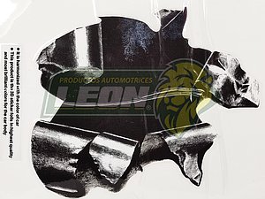 CALCOMANIA METAL RAZGADO 30x21 (CHF)