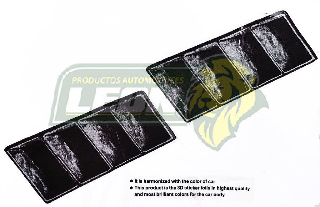 CALCOMANIA TOMA DE AIRE 3D