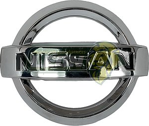 EMBLEMA PARRILLA NISSAN NP300 C/PATAS (E088) ØA: 14 cm, ØB: 16.5 cm