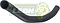 MANGUERA RAD. INF. SUZUKI SIDEKICK L4 1.8L 96-98, G.M. TRACKER L4 2.0L 99-08 (94222059, 94294292, 1657215030, 2150320R01, MB660031) Ø: 30 mm, L: 110x400 mm, LONGITUD: 490 mm