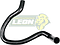MANGUERA RAD. SUP. JEEP CHEROKEE V6 2.8L 84-86, COMANCHE V 2.8L 1986, WAGONEER V6 2.8L 84-86 (8953000013, H0061342) Ø: 32x40 mm, L: 300x450 mm, LONGITUD: 880 mm