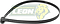 CINCHO NAILON REFORZADO C/SEGURO METALICO NEGRO 38 cm x 7 mm 