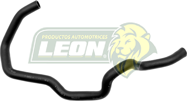 MANGUERA CALEFACCION SALIDA RENAULT MEGANE I L4 2.0L 01-03, M. BENZ L4 2.0 01-03 (8200053068) Ø: 20x22 mm, L: 250x550 mm, LONGITUD: 850 mm