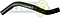 MANGUERA RAD. INF. HONDA CIVIC L4 1.7L 01-05, ACURA EL L4 1.7 03-05 (19502PLC000) Ø: 26 mm, L: 100x430 mm, LONGITUD: 480 mm