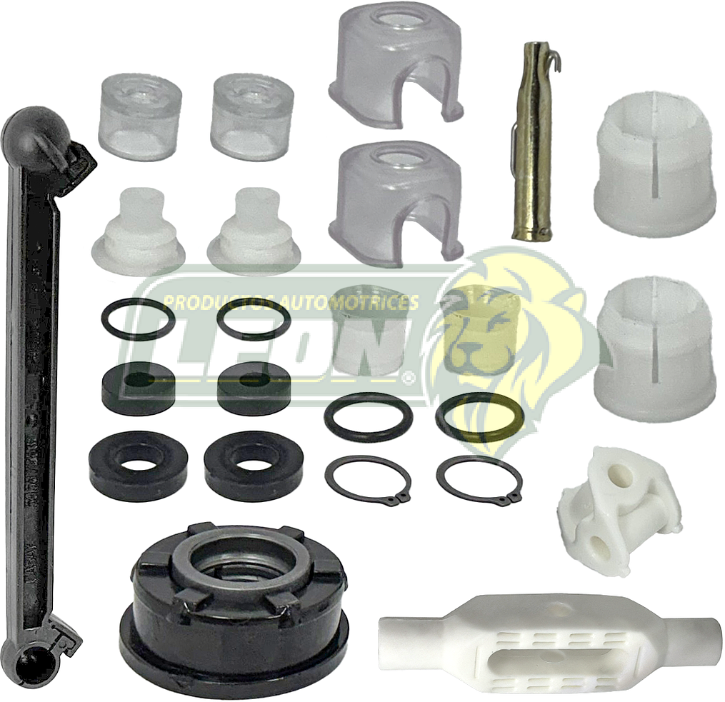 REPUESTO PALANCA Y MAROMA VEL. G.M. AVEO 1.6L 09-18, TORNADO 1.6L 06-11, OPTRA 1.6L 04-14, CORSA 1.8L 06-08 PONTIAC G3 “C/HUESO DE PLASTICO” (94580711) (25 pzas.)